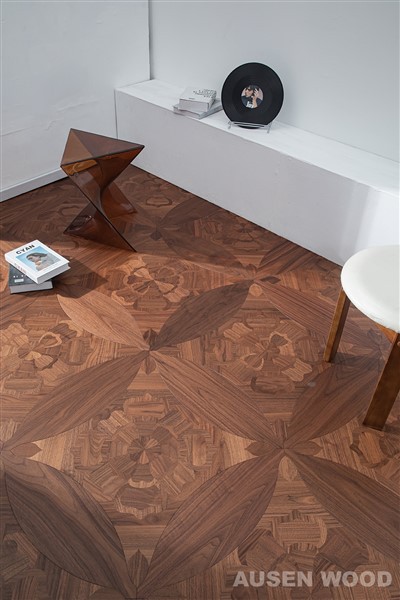 Księżniczka Anna-Parkiet z czarnego orzecha